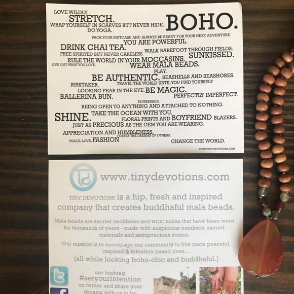 Tiny Devotions Tiffany Cruikshank Mala Necklace - Picture 6 of 6